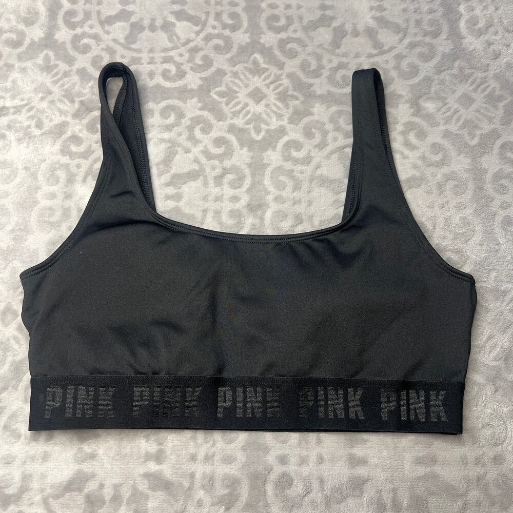 Pink Black Ultimate Lightly Lined Sports Bra Medium